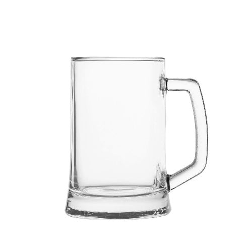 GLASS BEER MUG - 400 ML