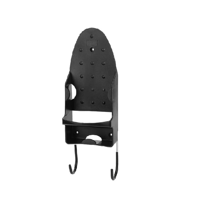 IRON & IRONING BOARD HANGER WALL MOUNTED - BLACK