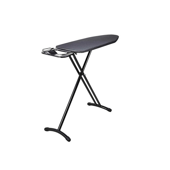 IRONING BOARD WITH IRON REST - BLACK