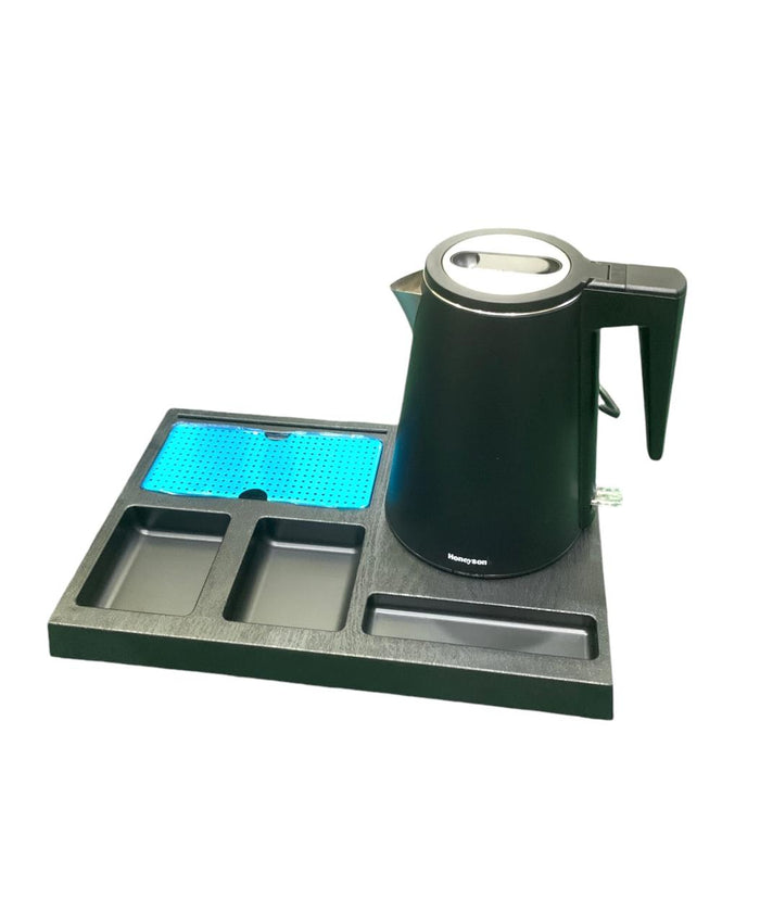 ELECTRIC KETTLE AND TRAY SET 0.8 LTR - I TRAY BLACK